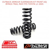 OUTBACK ARMOUR SUSPENSION KIT FRONT ADJ BYPASS TRAIL PAIR FITS TOYOTA LC 200S